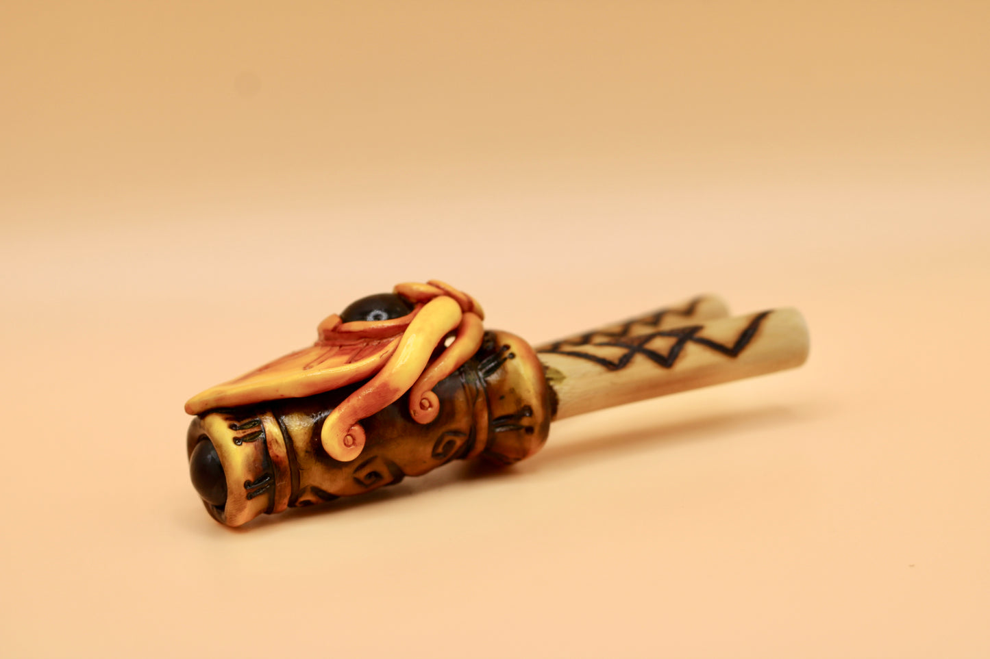 Orange Petal Kuripe Huni Kuin