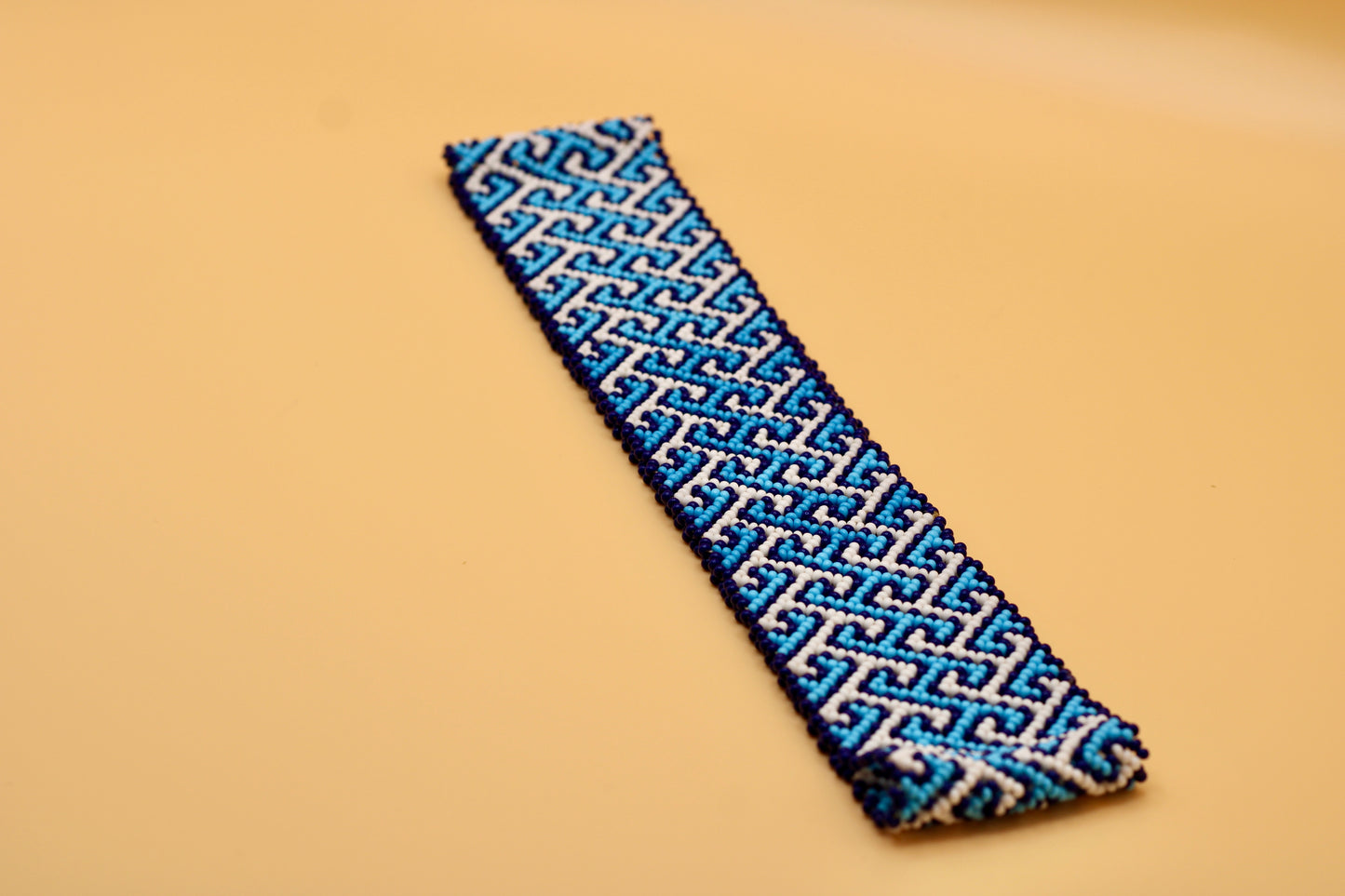 Indigenous Headband - Blue / Black / White